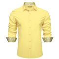 Luxury Silk Shirts for Men Long Sleeve Solid White Gold Pink Blue Green Black Two Color Slim Fit Male Blouses Tops Barry Wang.