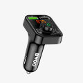BWOO BO-CC102 35W Dual USB Black Car Charger With Bluetooth & FM Transmitter.