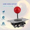 EF Classic 8 way Arcade Game Joystick Ball Joy Stick Red Ball Replacement. 