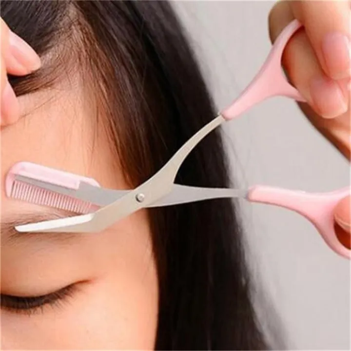 OMQAIO%203PCS%20Beauty%20Makeup%20Grooming%20Eyebrow%20Eye%20Cosmetic%20Tool%20Eyebrow%20Trimmer%20Hair%20Remover%20Comb%20Eyelash%20Hair%20Clips%20-%20Image%208