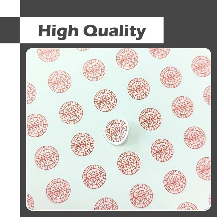 360/540pcs%20Fragile%20Label%20stickers%20Warranty%20Void%20Year%20Sticker%20circular%20Shape%20Security%20seal%2010mm%20Red%20Color%20-%20Image%204