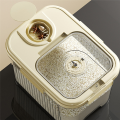 Rice Container, Rice Storage Box Plastic Food Tip Sealed Proof for Kitchen Easy to Use.