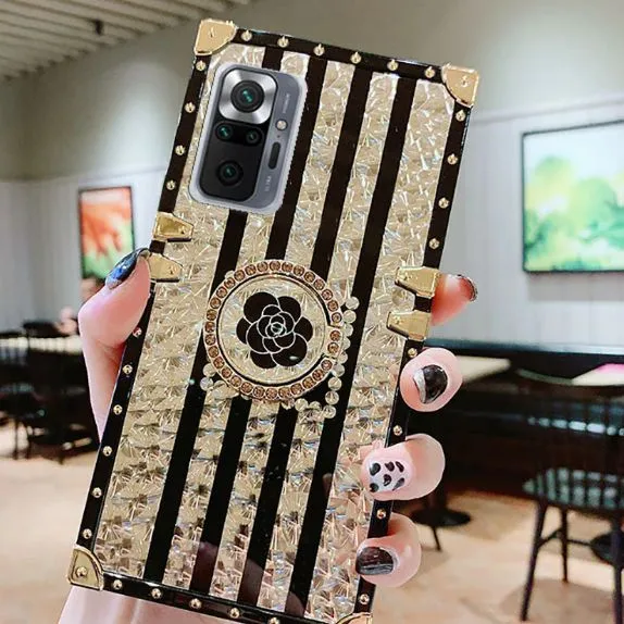 Xiaomi Redmi Note 10 Pro Max Cover 3D Illusion Gold Flowers Soft