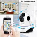 Smart PTZ Camera Wireless Security CCTV Camera WiFi IP Camera V380 Pro 3 Antenna 1080P HD Night Vision Home Monitor Live IP Camera.