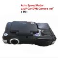 3 in 1 Car DVR Recorder Radar Speed Detector G-sensor Traffic Alert Russian & English Night Vision Dash Camera Auto Recorder.