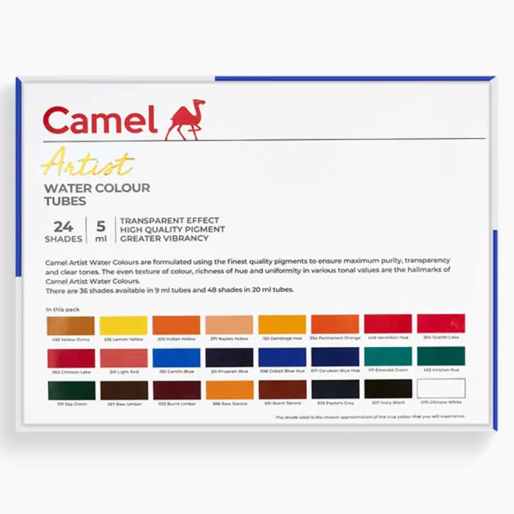 Camel%20Artist%20Quality%20Water%20Colour%20Box%205%20ml%2024%20Shades%20Professional%20Watercolour%20Paint%20Set%20-%20Image%203