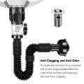 Sink Drain Pipe Expandable Flexible Odorless Sink Drain P Trap Sink Drain Pipe.