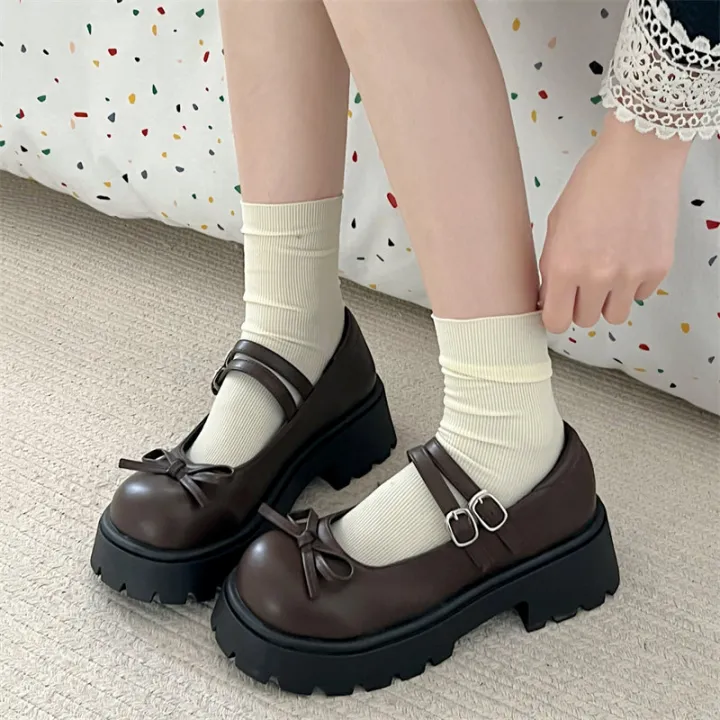 Women%20Thick%20Platform%20Mary%20Janes%20Lolita%20Shoes%20Party%20Pumps%20New%20Bowknot%20Buckle%20Small%20Leather%20Shoes%20Woman%20Vintage%20JK%20Uniform%20Shoes%20-%20Image%207