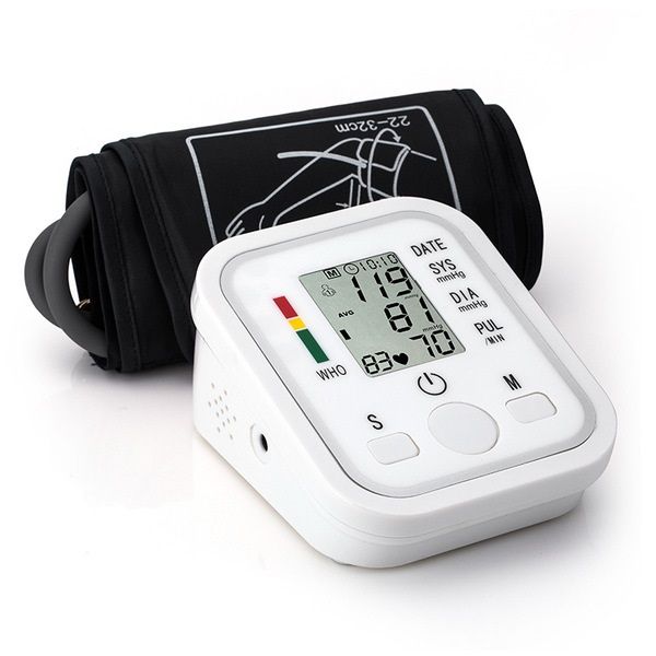 Digital Arm Blood Pulse Pressure Monitor Electric Voice Tonometer Meter Health Care 99 Memory Sets Household Sphygmomanometer