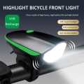 Stay Visible And Safe With A Waterproof Rechargeable Bicycle Light And Horn - Essential For Night Cycling. 