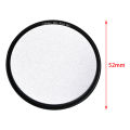 1/2 Black Mist Diffusion Lens Filter Dreamlike Effect Durable Soft Glow Cine Filter for Photography. 