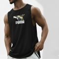 GYM Premium China mesh tank top // Sleeve less workout T-shirt For men.