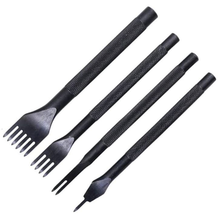 3MM 1/2/4/6 Diamond Stitching Chisel Hole Punches Tool, Leather