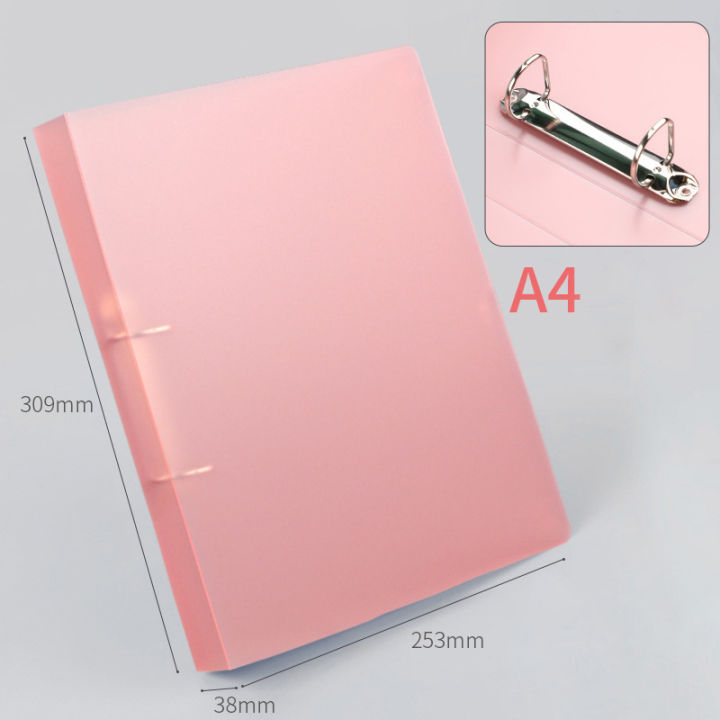 Folder%202-hole%20D-clip%20Plastic%20Pp%20Folder%20A4%20File%20Bag%20Storage%20Box%20Binder%20-%20Image%202