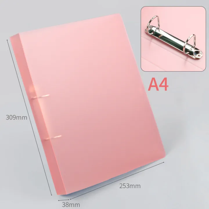 Folder%202-hole%20D-clip%20Plastic%20Pp%20Folder%20A4%20File%20Bag%20Storage%20Box%20Binder%20-%20Image%202