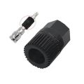 33T Alternator Clutch Generator Pulley Removal Socket Bit Tool Car Repairing Accessory - black. 