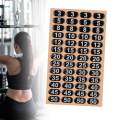 Weight Stack Labels Decals Weight Stickers for Fitness Equipment Indoor Building Sporting. 