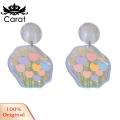 Carat Drop Ear Stud Beautiful Bright Color Drop Earrings. 