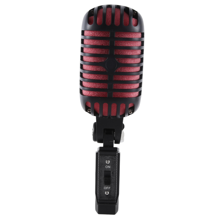 1%20PCS%20Professional%20Classic%20Retro%20Dynamic%20Vocal%20Microphone%20Black%20&%20Red%20Metal%20Swing%20Mic%20For%20Live%20Performance%20Karaoke%20-%20Image%205