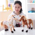 30cm Simulation Horse Plush Toys Cute Stuffed Animal Zebra Doll Soft Realistic Horse Toy Kids Birthday Gift. 