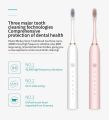 Rechargable High Quality USB 6 Modes Sonic Electric Toothbrush - PINK. 