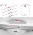 8Pcs/Set Car Door Protector Car Door Handle Anti-Scratch  Durable Soft PVC Protective Stickers For Toyota. 