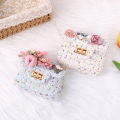 Cute Cotton Linen Small Square Mini Handbag Sling body Bag For Kid Girls MJD. 