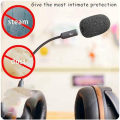 30 Pack Foam Microphone Windscreen,Mini Size Lapel Headset Mic Foam Covers for Headset Microphone Durable Easy Install.