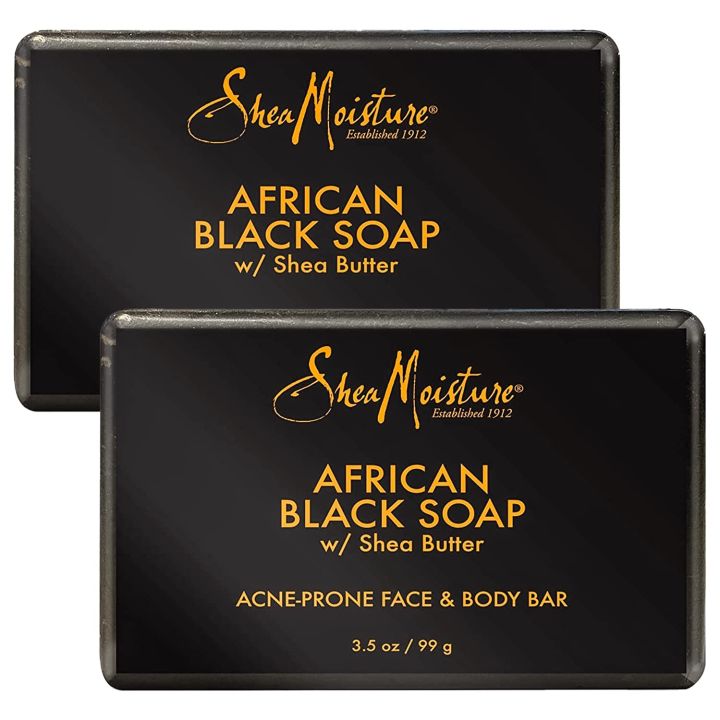 Shea%20Moisture%20African%20black%20Whitening%20Bar%20Soap%20Charcoal%20Cleansing%20Face%20and%20Body%20100g%20-%20Image%202