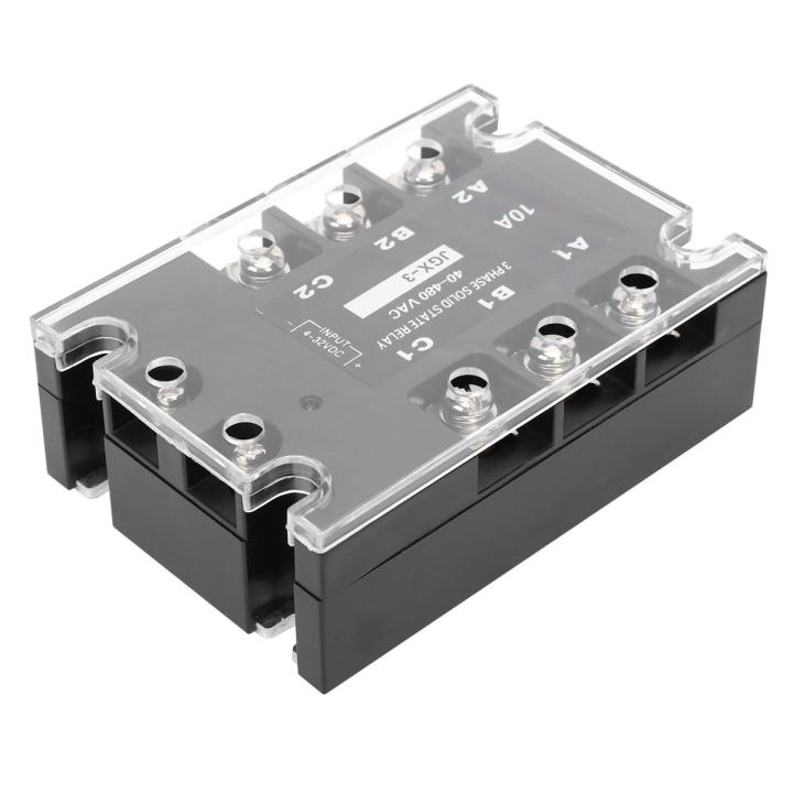 Solid State Relay 3‑Phase SSR Controller Industry Medium Low Voltage Equipment DC‑ 40‑480VAC JGX‑3
