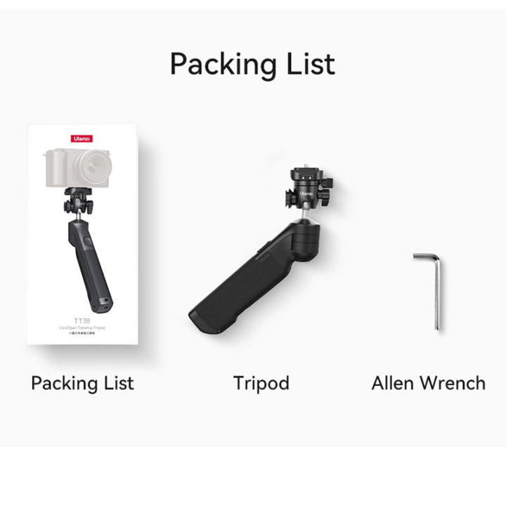 Ulanzi%20TT38%20One-click%20Quick%20Release%20Tripod%20Uka%20Tripod%20Top%20Handle%20Grip%20for%20Camera%20Netting%20bracket%20with%20a%20Hidden%20Hook%20180%C2%B0%20Tilt%20-%20Image%207