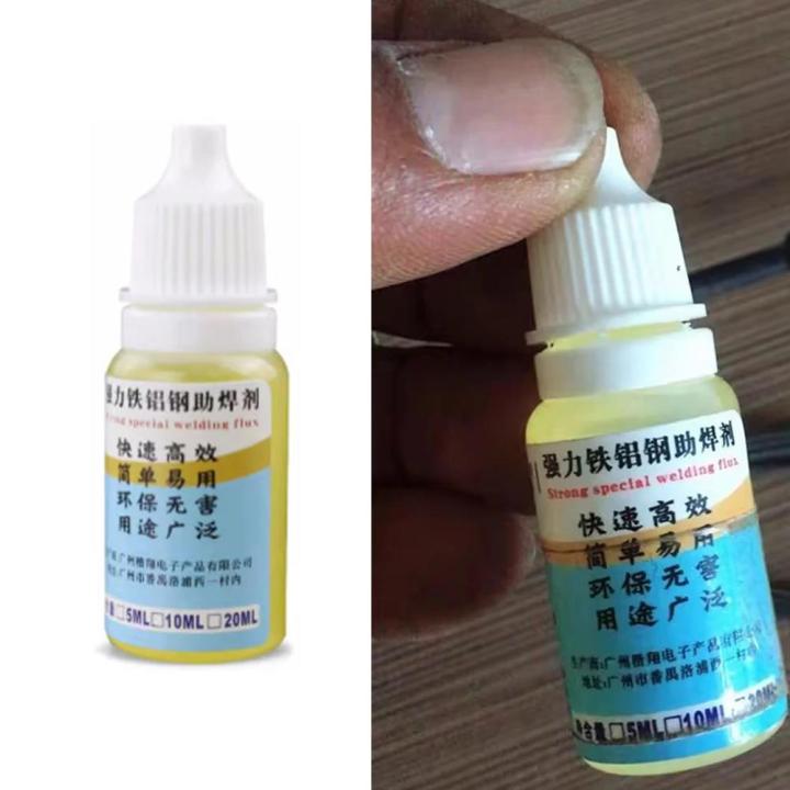 1Bottle Strong Aluminum Sheet Soldering Flux Free-clean Efficient Aluminum Flake/18650 Battery/Stainless Steel/Iron Welding Oil