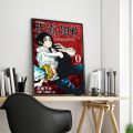 Pop Japan Classic Anime Jujutsu Kaisen Poster Aesthetic All Character Manga Cover Retro Canvas Print Wall Art Kawaii Room Decor.