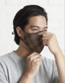 four Layer Face mask for Men and Women Gaming with Adjustable Ear Loop and Digital Print Face mask Graphics Print Anime mask and flower stylish fashion mask. 