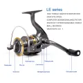 LEO Fishing Rod Reel Combo Carbon Telescopic Fishing Pole Spinning Reels with Fishing Carrier Bag for Travel Fishing. 