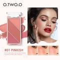 3-in-1 Makeup Palette Multi-function Eye Shadow Highlight Blush Contouring Matte Toning Powder Natural Lasting Face Make-up Tray. 