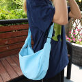 Large Capacity Waffle Crossbody Bag Simple Nylon Underarm Bag INS Korean Style Single Shoulder Bag College Style 1Pcs. 