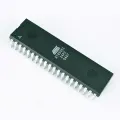 AT89C51 89S51 AT89C51-24PI AT89C51-24PU AT89C51-24PC IC DIP-40 Microcontroller IC 8-Bit 24MHz 4KB Flash Memory Through Hole Integrated Circuits MCU Chip Leads. 