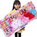 Sweet Barbie Doll Set House Girls Princess Kids Toys Clothes Skirt Doll Cloth Birthday Gifts. 
