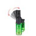 Windproof Flame Jet Lighter Refillable Butane Gas Torch Lighter Portable Cigar Lighters Accessories Foldable Nozzle.
