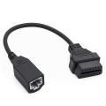 (New)OBD2 cable for Honda 3pin obd1 OBD2 OBDII 3 pin to 16 pin adapter. 