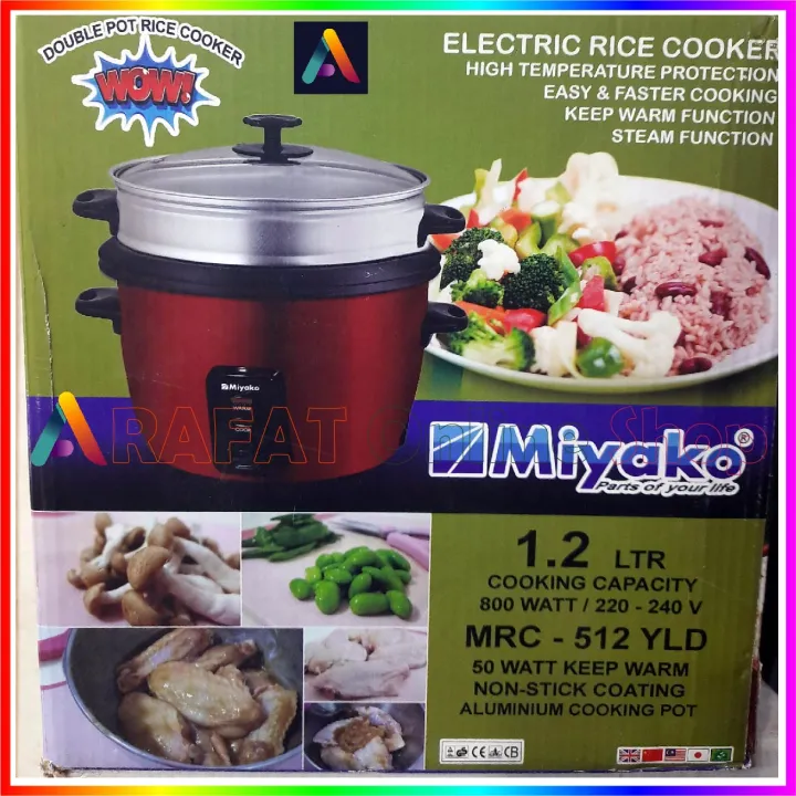 Miyako%201.2%20LTR%20Double%20Pot%20Rice%20Cooker%20MRC-512YLD%20-%20Image%205