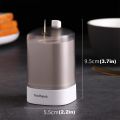 Toothpick Holder Dispenser Toothpicks, Plastic Thickening Tooth Picks Container, Semi-Automatic Toothpick Dispenser Pop-Up Toothpick Storage Box (White). 