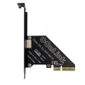 PCIe 4.0 X4 to Oculink SFF8611/8612 Expansion Card to SFF-8639 U.2 SSD for External Graphics Card for Win/Linux.