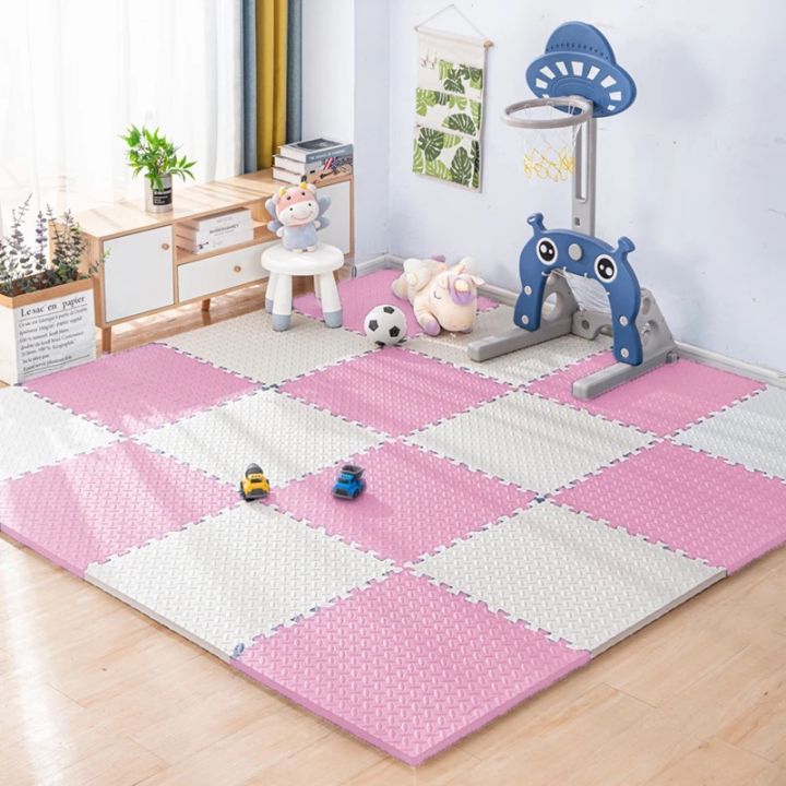 16pcs EVA Foam Rug Floor Mat For Children Thick Baby Play Mat Carpet Puzzle  Mats Children Room Activities Mat For Montage 30x30c