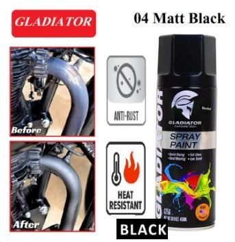 Spray Paint -Matt Black Color-400ml
