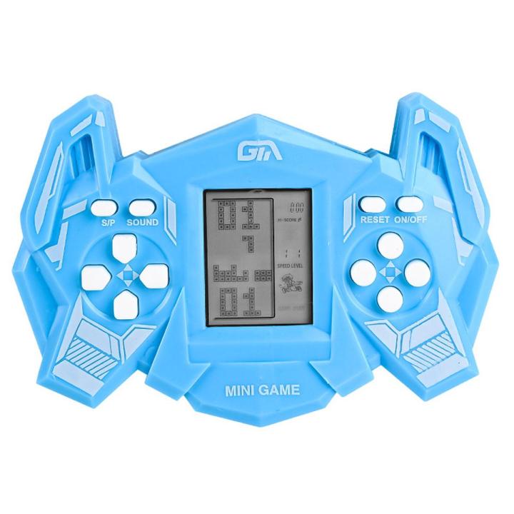 Blue - 854 Handheld Tetris Mini Game Console