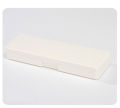 Transparent Pencil Case Easy-to-use 19.3*6.3*2cm Plastic Pen Box PP Stationery Holder for School Supplies Desk Organization. 
