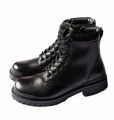 Leather Ankle boots | Biker Safety Boot | Genuine Leather Black Boots- premium quality/ Latest police boot adjusted no joined. 