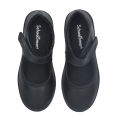 SCHOOL SMART Black PVC School Shoe for Girl. 